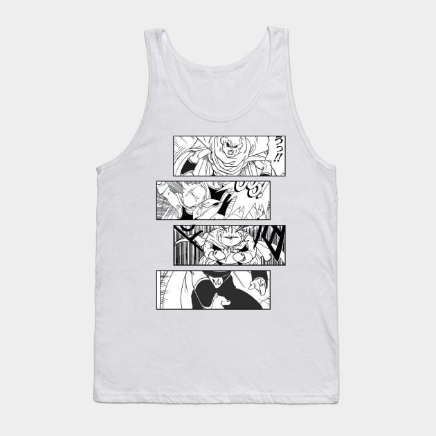 Majin Buu Dragon Ball Doragon Boru Manga Panel Tank Top by AinisticGina